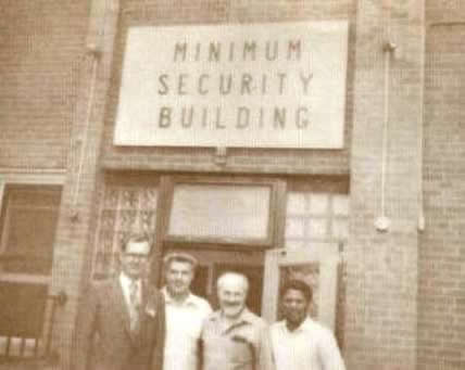 Pastor Paul S Arnopoulos had a Prison Ministry at Stillwater State Prison. Pastor Paul,  pastors and prison staff take a picture infront of the prison.