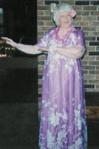 Senior's Day Luau Dancer in 1986.